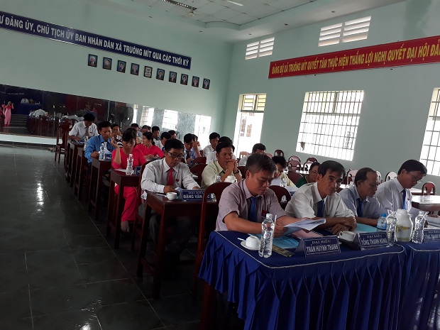 Hội đồng nhân dân xã Truông Mít, huyện Dương Minh Châu tỉnh Tây Ninh tổ chức kỳ họp thứ ba Hội đồng nhân dân xã khóa XI, nhiệm kỳ 2016 -2021